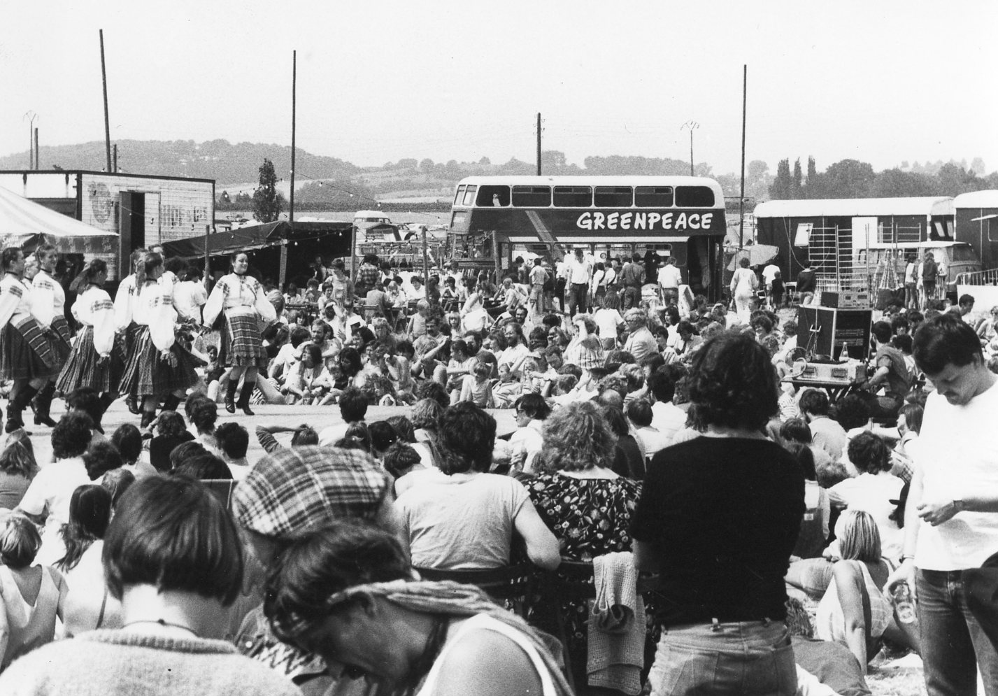 Festival Dranouter Ongefilterd festivalterrein 1987.